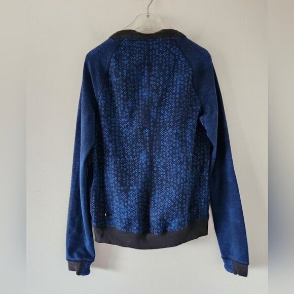 LULULEMON | H'Om Run Jacket SWAG sweatshirt zip up navy sz 2 - Picture 3 of 6
